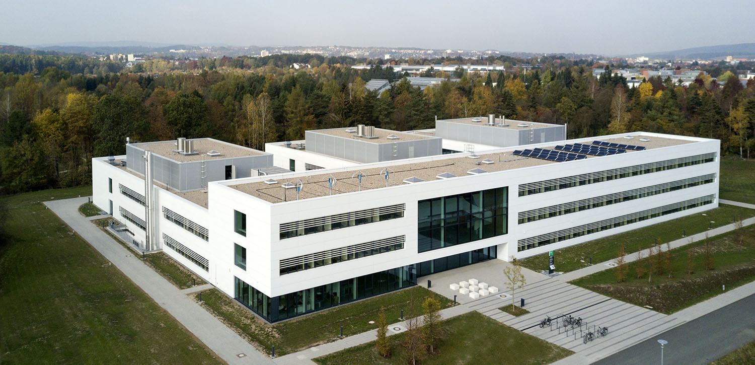 TAO Gebäude der Universität Bayreuth aus der Luft